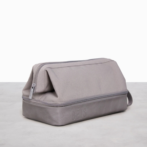NWT BEIS The Dopp Kit Grey - Picture 11 of 17
